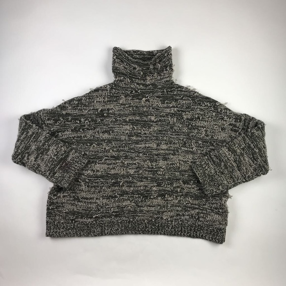 Christian Siriano Womens Pullover Sweater Green L - Picture 2 of 5